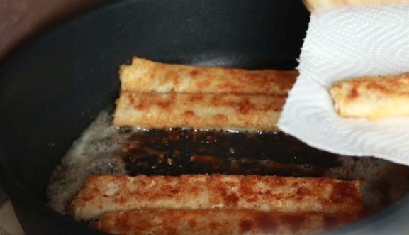Lavash “Cheese Sticks” Snack step 9