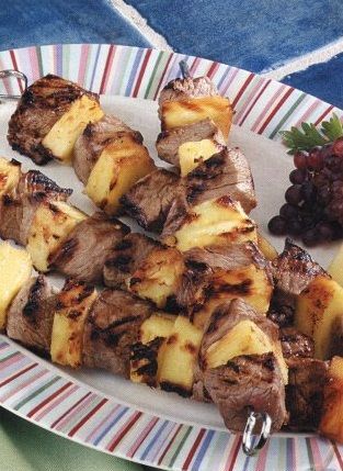 Beef and Pineapple Kebabs