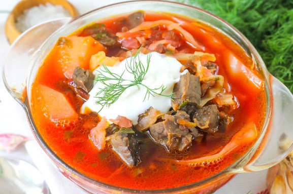 Borscht with Lungs