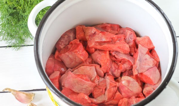Borscht with Lungs step 1