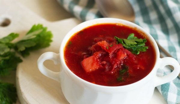 Borscht with Pearl Barley
