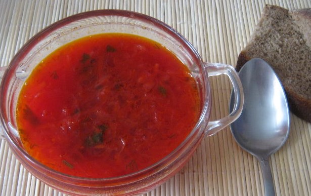 Borscht with Sauerkraut