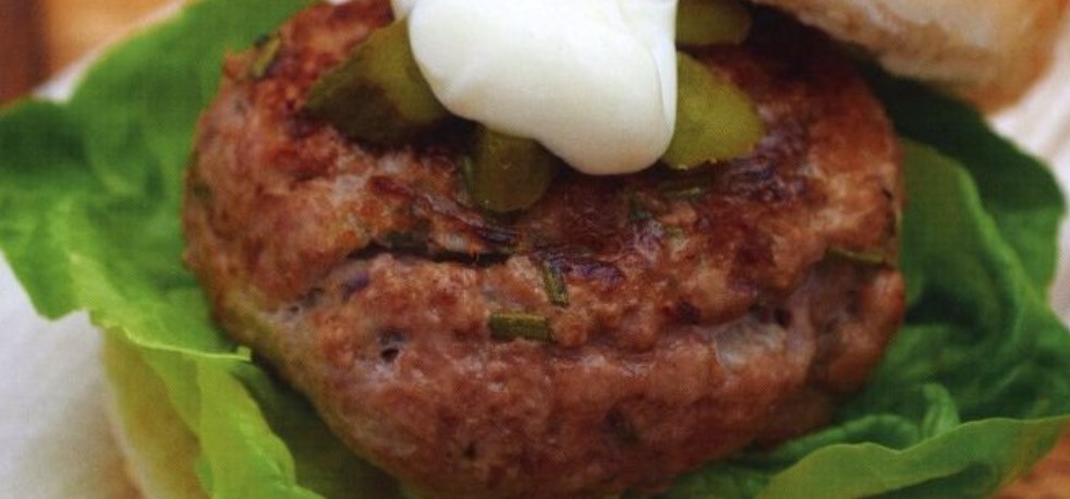 Burger with Turkey Cutlet