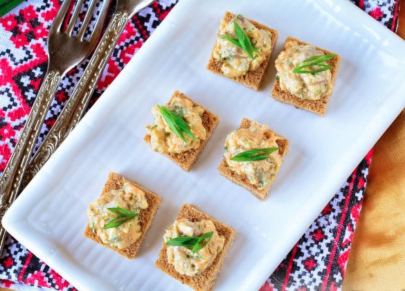 Canape with Herring