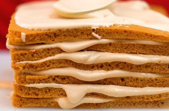 Cake “Caramel” with Condensed Milk step 12