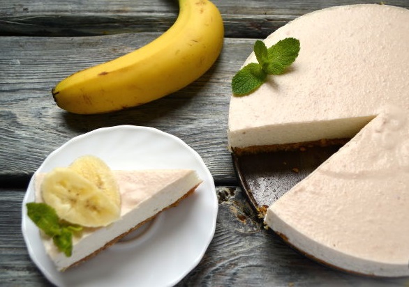 Banana Cheesecake No Bake