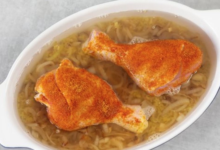 Chicken Legs Baked with Bulgur step 7