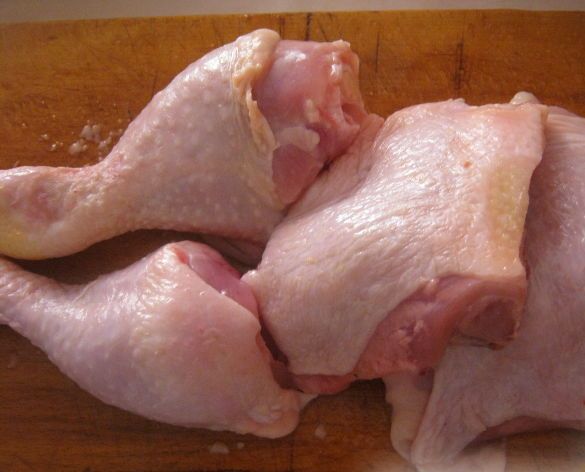 Chicken in Honey and Soy Marinade step 1