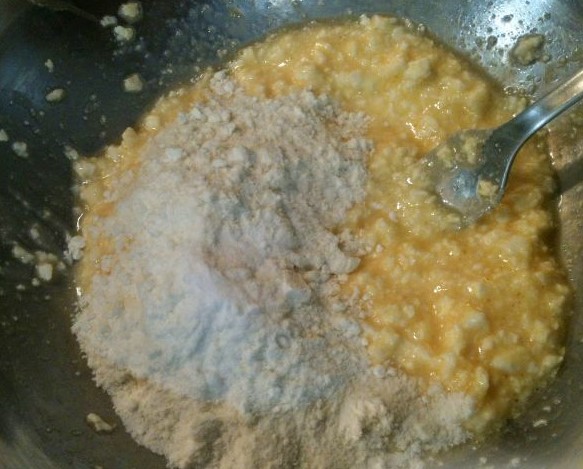 Curd Waffles step 3