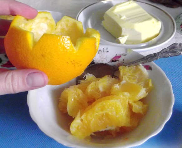 Fruit Salad with Quince, Pear and Orange step 5
