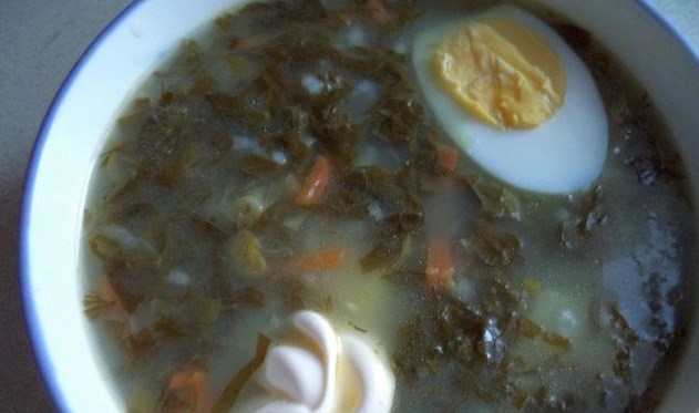 Green Borsch with Rice