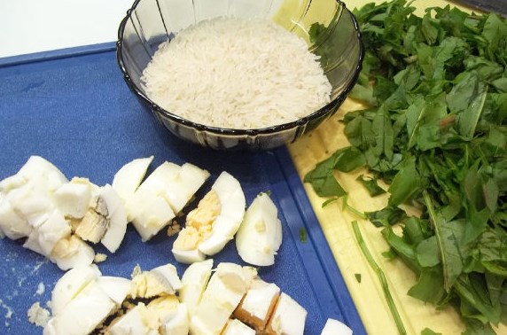 Green Borsch with Sorrel and Rice step 5