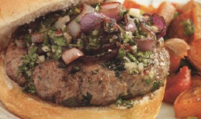 Hamburger with Onions