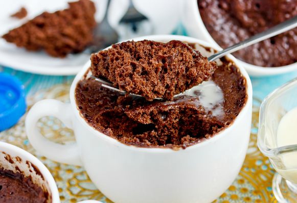 Chocolate Muffin in the Microwave