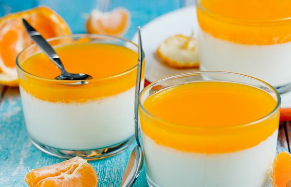Tangerine Panna Cotta