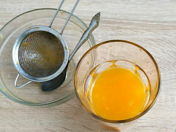 Tangerine Panna Cotta step 4