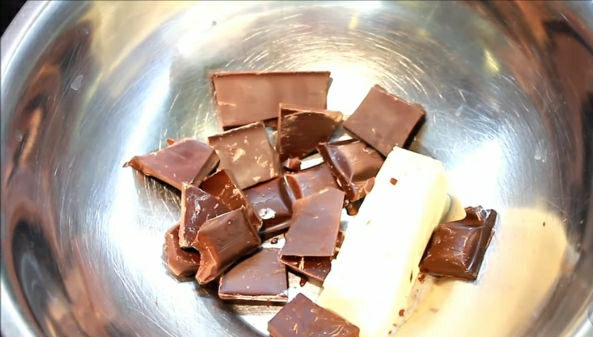 Chocolate Fondant step 1