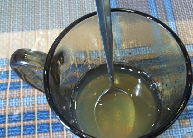 Jelly from Custard Coffee step 1