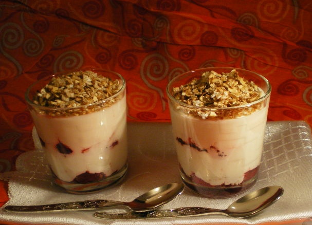 Dessert “Drunk Cherry”