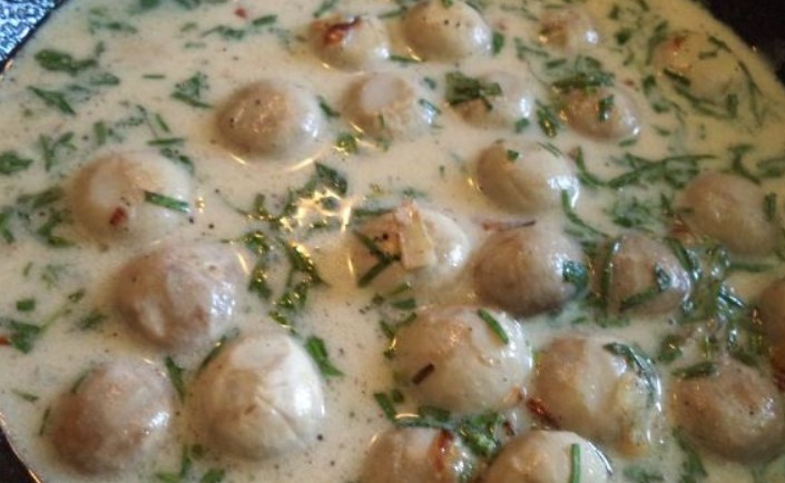 Julienne with Chicken Breasts step 8