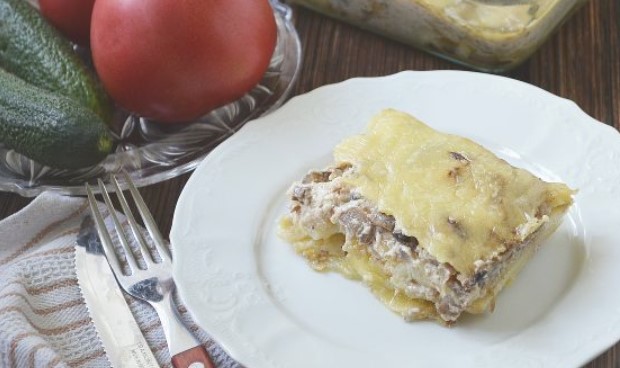 Julienne with Mushrooms and Potatoes