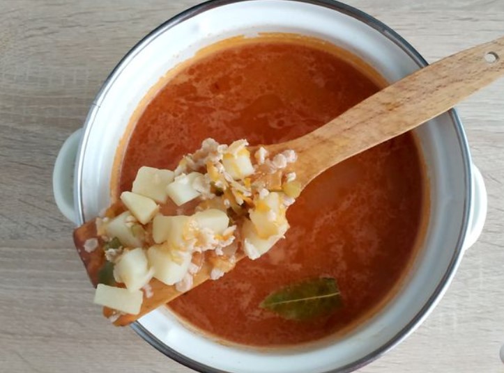 Lenten Rassolnik with Oatmeal step 10