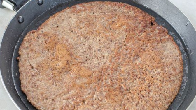 Liver Cake with Mushrooms and Cheese step 6
