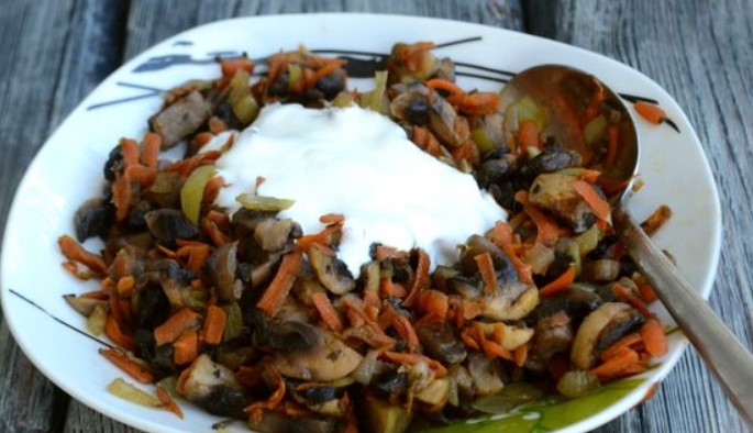 Liver Pancakes with Mushroom Filling step 6
