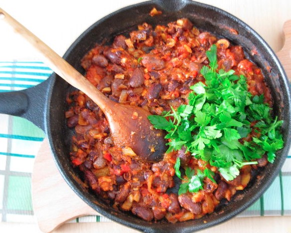 Mexican Scrambled Eggs step 2