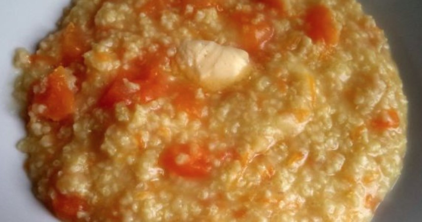 Millet Porridge with Pumpkin on the Water