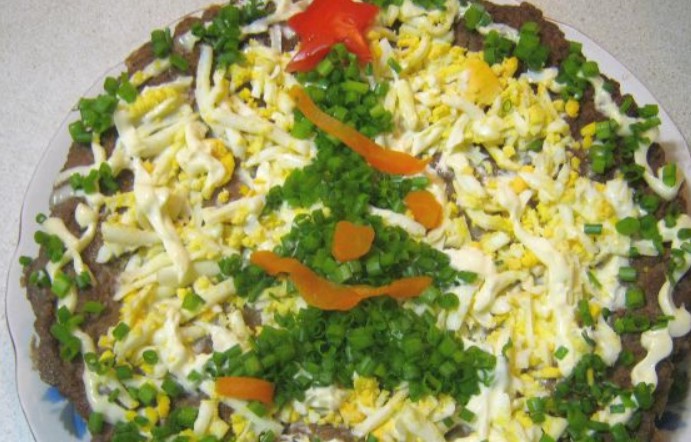 New Year’s Liver Cake