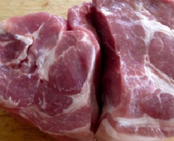 Pork Baked in Basil Marinade step 1