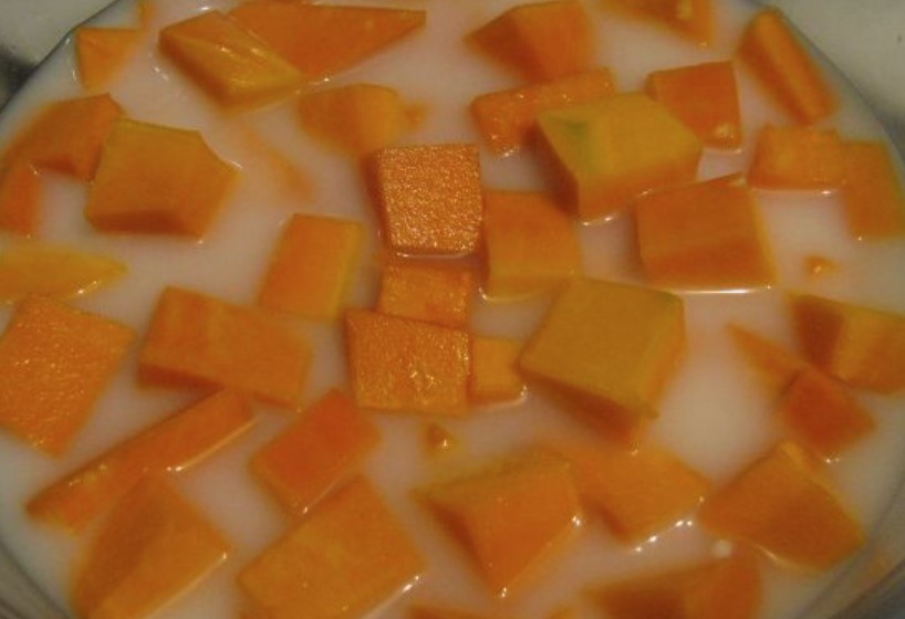 Pumpkin Porridge with Rice step 2