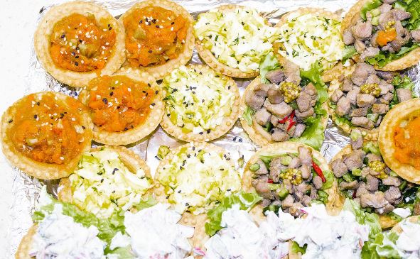Quick Snacks in Tartlets