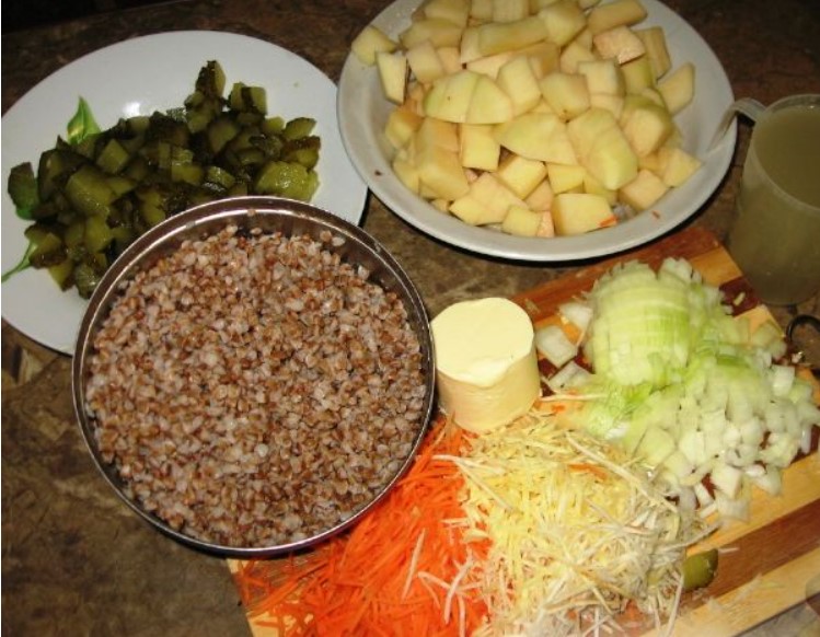 Rassolnik with Buckwheat step 2