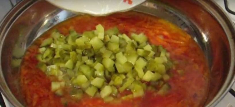 Rassolnik with Canned Salmon step 5
