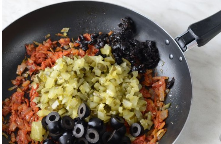 Lenten Rassolnik with Olives and Prunes step 12