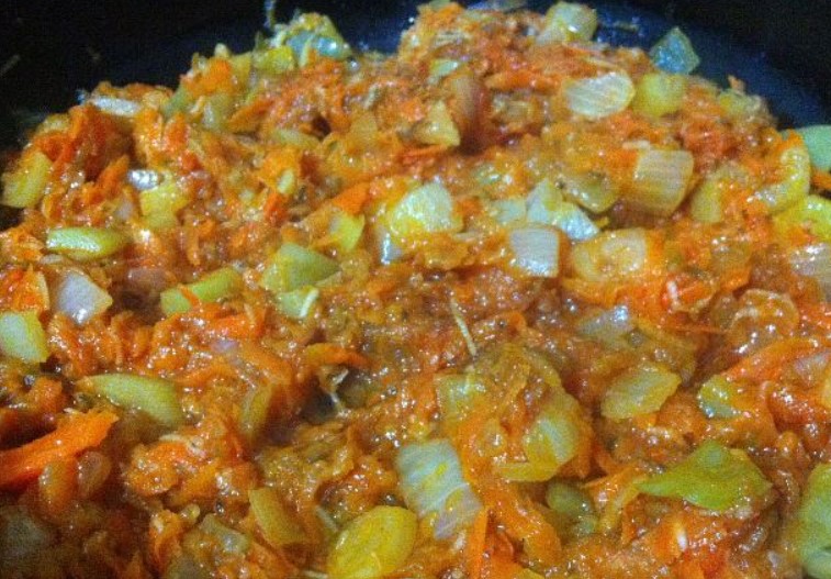 Rassolnik with Sauerkraut and Beans step 7