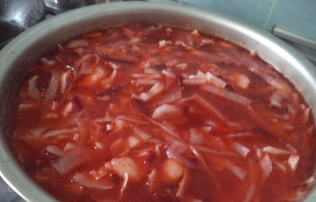 Red Borscht with Sugar Beet step 10