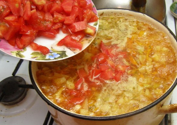 Red Borscht “Three Hostesses” step 8