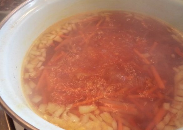 Red Borscht without Meat step 2