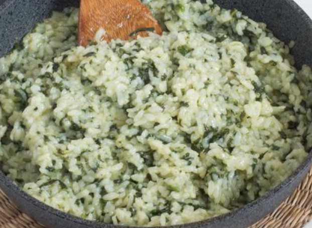 Rice with Spinach and Cheese step 8