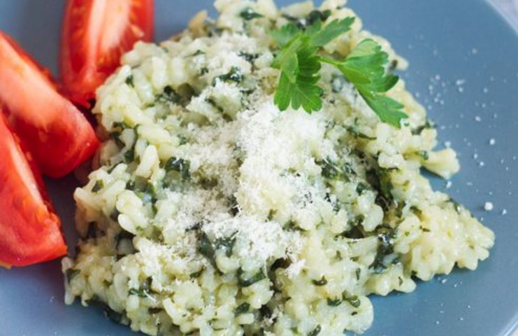 Rice with Spinach and Cheese