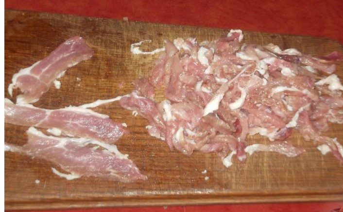 Russian Julienne step 1