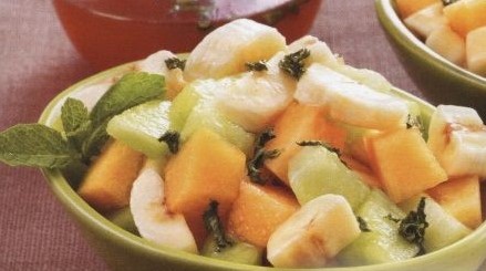Fruit Salad with Melon and Banana