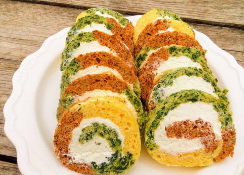Festive Roll with Curd Cheese