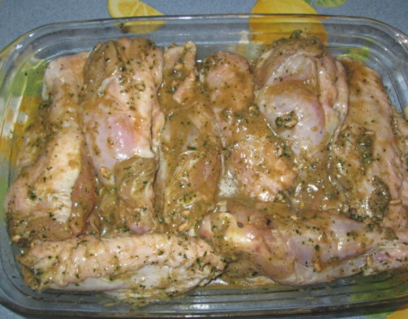 Turkey Wings in Pomegranate Marinade step 6