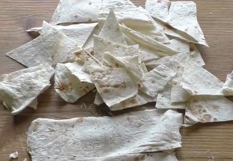 Sweet Pita Chips step 2