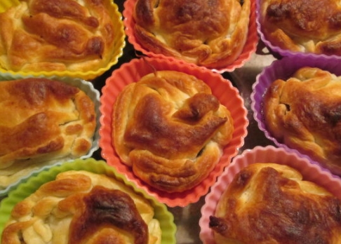 Mushroom and Cheese Baskets step 7