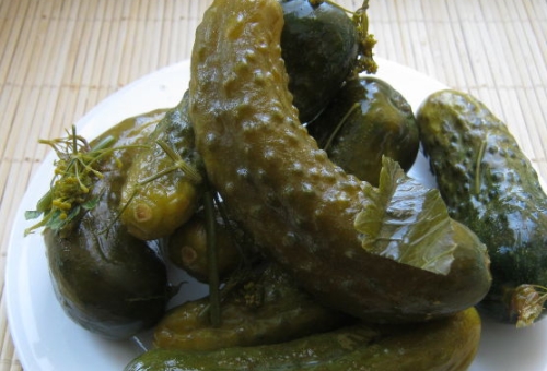 Crispy Salted Cucumbers